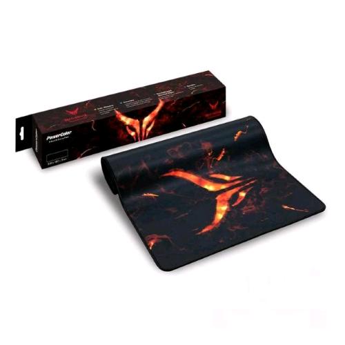 POWERCOLOR MPD-1000 RED DEVIL MOUSE PAD GAMING 900 x 400 NERO/ROSSO