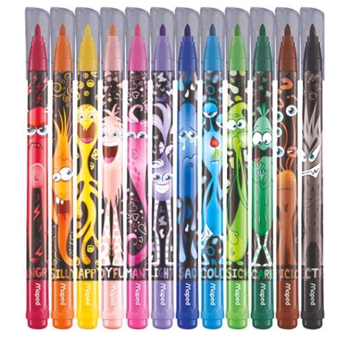 MAPED COLOR PEPS JUNGLE PENNARELLI PUNTA 2.8 MM COLORI ASSORTITI CONF 12 PZ.