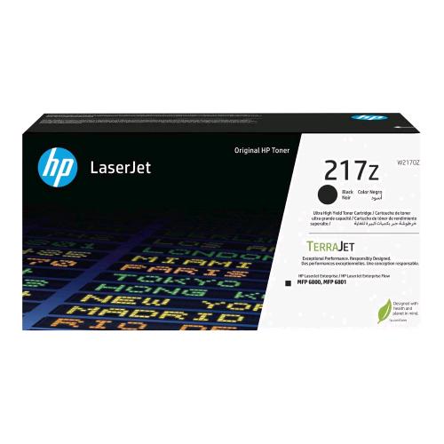 HP 217Z TONER NERO ALTISSIMA RESA PER COLOR LASERJET ENTERPRISE MFP 6800, LASERJ