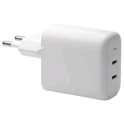 DBRAMANTE 1928 WALL CHARGER CARICABATTERIE DA RETE 2 x USB-C 45 W BIANCO
