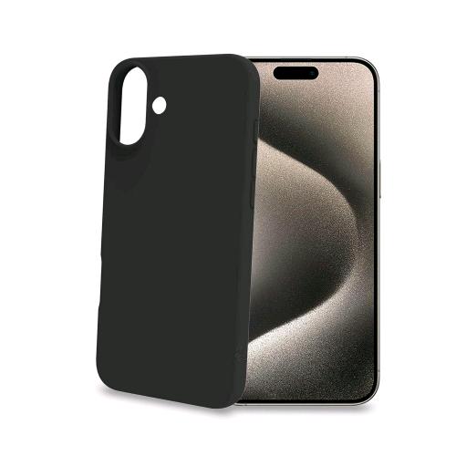 CELLY APPLE iPHONE 16 PLUS COVER CROMO IN TPU BLACK