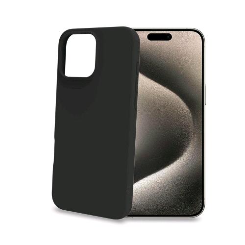 CELLY APPLE iPHONE 16 PRO MAX COVER CROMO IN TPU BLACK