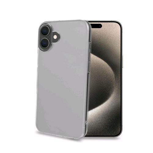 CELLY APPLE iPHONE 16 PLUS COVER IN TPU TRASPARENTE