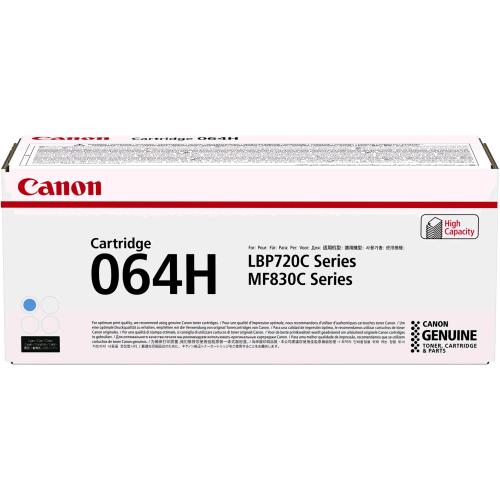 CANON 064H TONER CIANO ALTA CAPACITA' PER i-SENSYS LBP722Cdw, MF832Cdw 10.000 PA