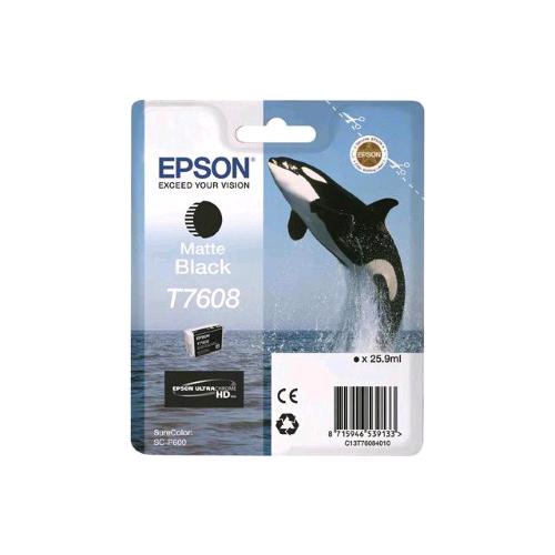 EPSON T7608 CARTUCCIA INK NERO OPACO 25.9 ML ULTRACHROME HD PER SURECOLOR SC-P60