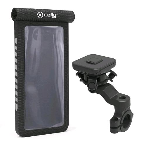 CELLY SUPPORTO PER SMARTPHONE FINO A 6.9" BICI/ EBIKE/ MONOPATTINI FISSAGGIO MAN