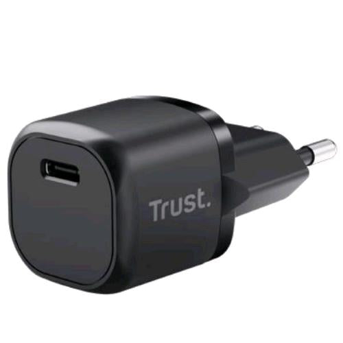 TRUST MAXO CARICABATTERIE DA RETE PD 20W 1x USB-C ULTRACOMPATTO NERO