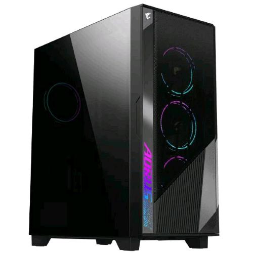 GIGABYTE AORUS C500 GLASS CASE MID TOWER ATX IN VETRO TEMPERATO 4 VENTOLE PREINS