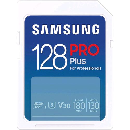 SAMSUNG PRO PLUS SD CARD 128GB XC U3 V30