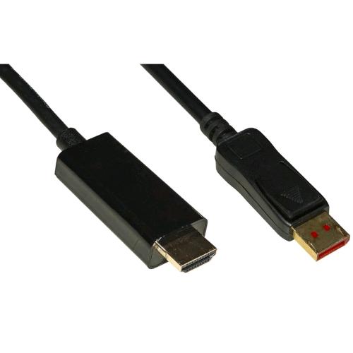 DIGITUS CAVO VIDEO DA DISPLAYPORT AD HDMI 4K/2K 60Hz MASCHIO-MASCHIO 2MT