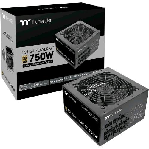 THERMALTAKE TOUGHPOWER GT ALIMENTATORE 750 W 80 PLUS GOLD MODULARE NERO