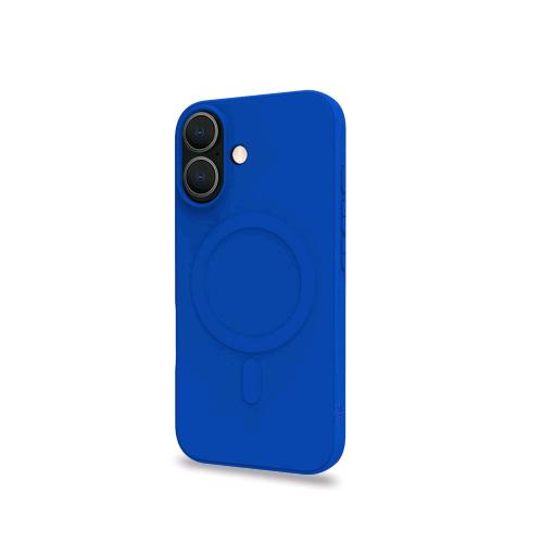 CELLY APPLE iPHONE 16 COVER IN MORBIDO TPU COMPATIBILE Magsafe BLUE