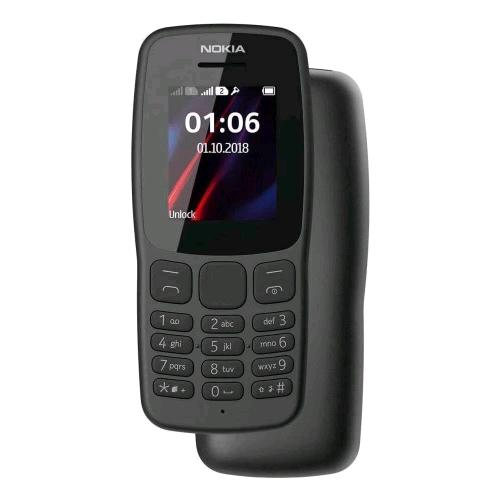 NOKIA 106 DUAL SIM 1.8" A COLORI BAR PHONE TASTIERA RADIO FM TORCIA JACK 3.2mm P