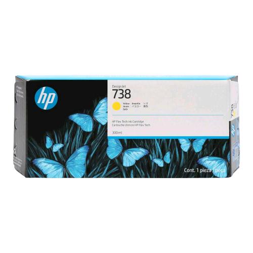 HP 738 CARTUCCIA GIALLO 300 ML DesignJet T950