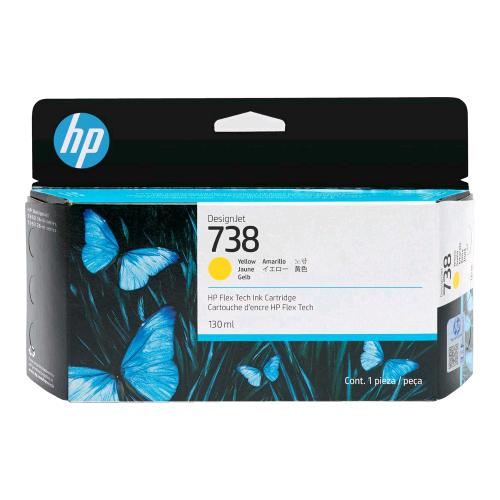 HP 738 CARTUCCIA GIALLO 130 ML DesignJet T950