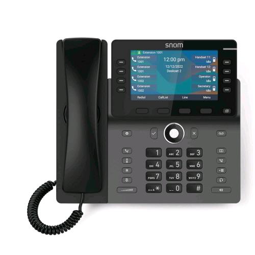SNOM M58 DECT TELEFONI FISSO VOIP CON DISPLAY A COLORI DA 5" 8 TASTI LED BLUETOO
