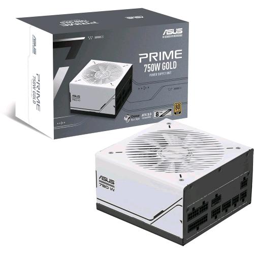 ASUS PRIME ALIMENTATORE 750W GOLD MODULARE 80 PLUS GOLD ATX 3.0 VENTOLA CON DOPP