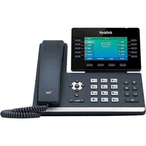 YEALINK SIP-T54W TELEFONO VOIP ANDROID BLUETOOTH WI-FI DISPLAY 4,3" USB SUPPORTO