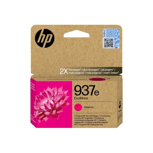 HP 937e EVOMORE CARTUCCIA INCHIOSTRO MAGENTA ORIGINALE PER OFFICEJET PRO 9110b,