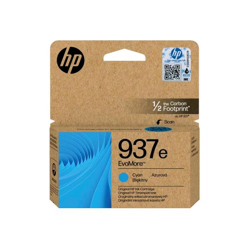 HP 937e EVOMORE CARTUCCIA INCHIOSTRO CIANO ORIGINALE PER OFFICEJET PRO 9110b, 91