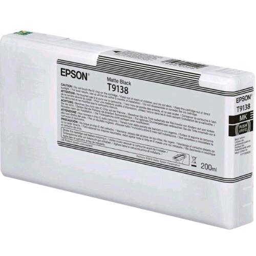 EPSON T9138 CARTUCCIA INK MATTE BLACK 200 ML SureColor SC-P5000 STD Spectro, SC-
