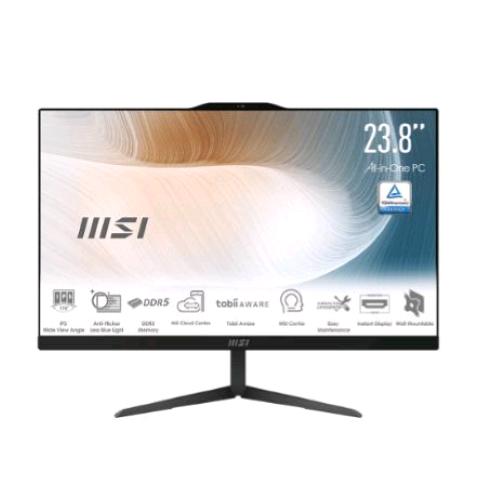 MSI MODERN AM242 1M-1252XIT ALL IN ONE 23.8" INTEL CORE 5 120U RAM 8GB-SSD 512GB