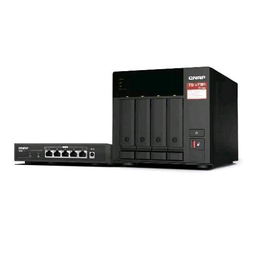 QNAP TS-473A-SW5T BUNDLE TS-473A SERVER NAS 4 ALLOGGIAMENTI SATA 6GB/S RAID JBOD