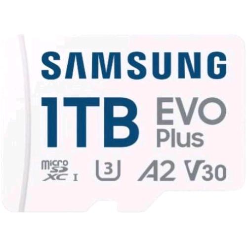 SAMSUNG EVO PLUS 1TB MICRO SDXC U3, V30, A2 CON ADATTATORE