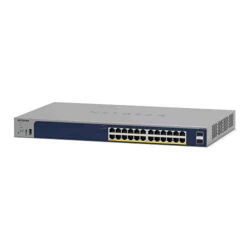 NETGEAR SMART GS728TPP-300EUS SWITCH GESTITO L3 - 24 x 10/100/1000 (PoE+) + 4 x