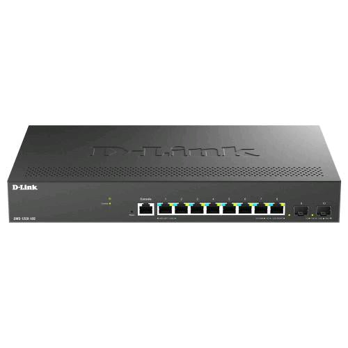 D-LINK DMS-1250-10S SWITCH GESTITO 10 PORTE 8 x 2.5G Ethernet (100/1000/2500) +