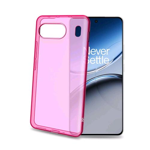 CELLY ONEPLUS NORD 4 COVER IN MORBIDO TPU TRASPARENTE PINK