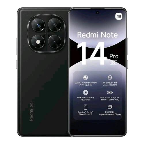 XIAOMI REDMi NOTE 14 PRO 5G DUAL SIM 6.67" OCTA CORE 512GB RAM 12GB 5G EUROPA MI