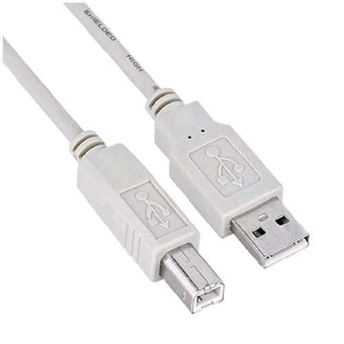 NILOX CAVO USB 2.0 DA USB-A A USB-B MASCHIO/MASCHIO 4.5 MT BIANCO
