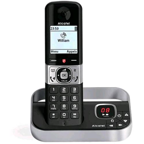 ALCATEL F890 VOICE SOLO TELEFONO DECT CON SEGRETERIA TELEFONICA VIVAVOCE E RUBRI