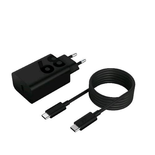 LENOVO CARICABATTERIE DA RETE GaN 68 W USB-C CON CAVO 1.5 MT NERO