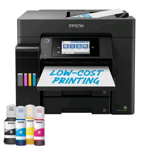 EPSON ECOTANK ET-5855 STAMPANTE MULTIFUNZIONE INK JET A COLORI A4 WI-FI SCANNER