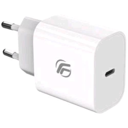 FENNER CARICABATTERIE DA RETE 20 W FAST CHARGE USB-C BIANCO
