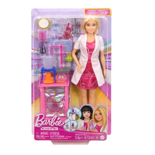 MATTEL BARBIE SCIENZIATA PLAYSET DA LABORATORIO CON ACCESSORI
