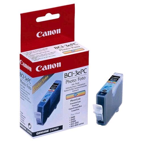 CANON BCI-3ePBk CARTUCCIA INCHIOSTRO PHOTO CIANO 13 ML fotocyan BJC6000