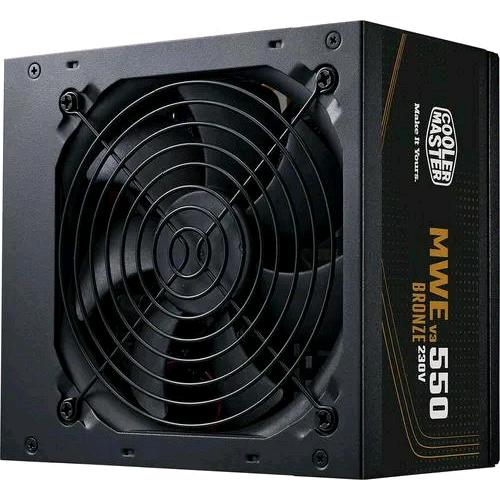 COOLER MASTER MWE BRONZE 550 V3 ALIMENTATORE 550 W 80 PLUS BRONZE FAN 120mm PFC