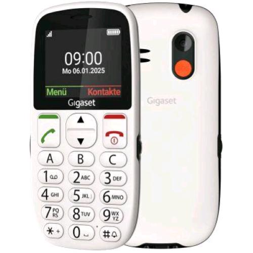 GIGASET GL395 2.2" SENIOR PHONE 2G TASTO SOS ITALIA WHITE