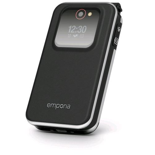EMPORIA JOY LTE 4G 2.8" CLAMSHELL EASY SMARTPHONE 4G LTE ITALIA BLACK