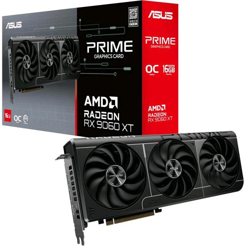 ASUS PRIME RADEON RX 9060 XT OC EDITION 16GB GDDR6 TRIPLE FAN PCI Express 5.0 -