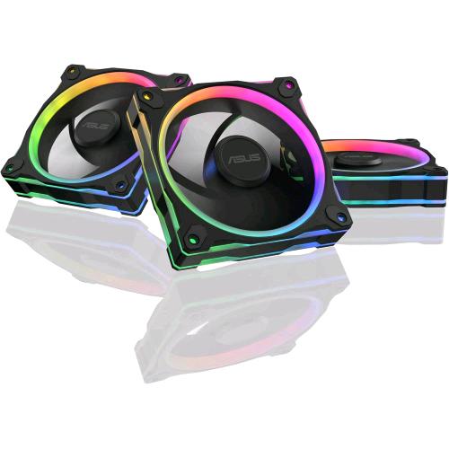 ASUS PRIME MR120 ARGB KIT 3 VENTOLE PER CASE DA 120mm SPESSORE TELAIO 2,8cm 20 L