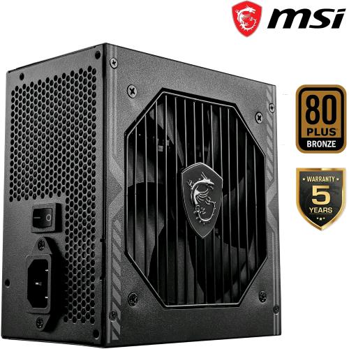 MSI MAG A550BNL ALIMENTATORE 550 W 80+ BRONZE PFC ATTIVO ATX PSU