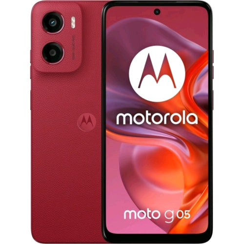 MOTOROLA MOTO G05 DUAL SIM 6.67" OCTA CORE 128GB RAM 4GB 4G LTE EUROPA PLUM RED