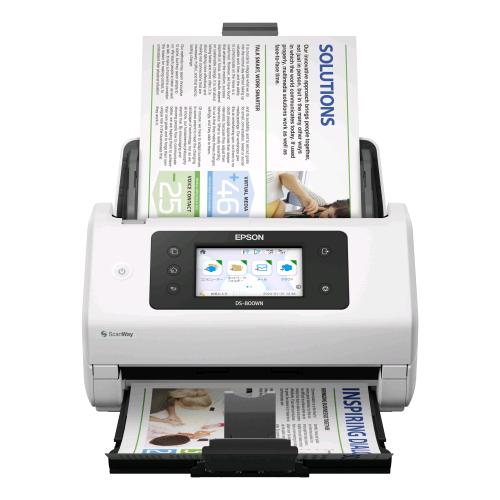 EPSON WORKFORCE DS-800WN SCANNER A4 WI-FI DISPLAY TOUCH 4.2" USB LAN 50ppm 8.000