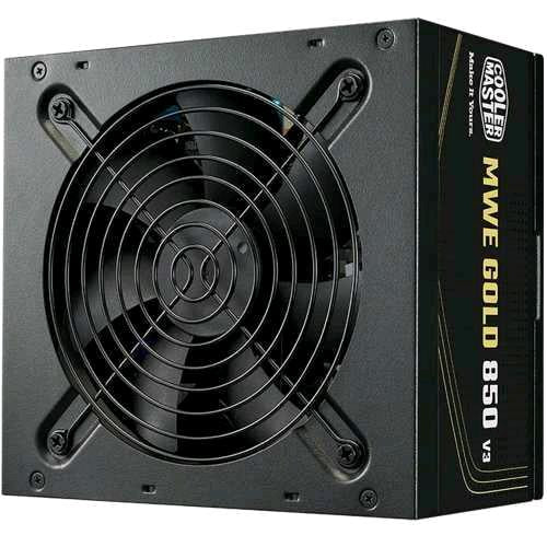COOLER MASTER MWE GOLD 850 V3 ALIMENTATORE 850 W 80 PLUS GOLD FAN 120mm PFC ACTI