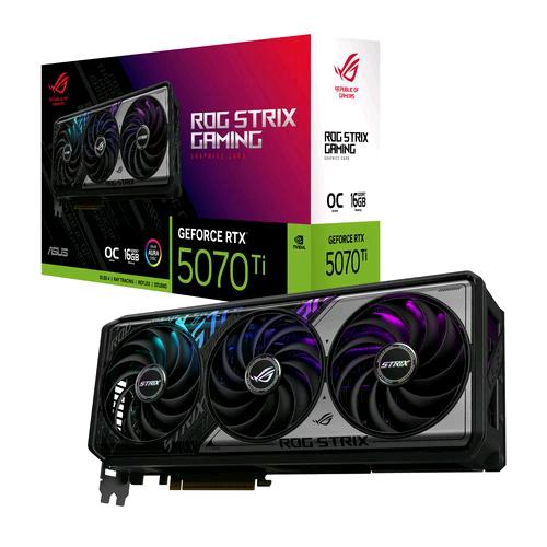ASUS ROG -STRIX-RTX5070TI-O16G-GAMING NVIDIA GEFORCE RTX 5070 Ti 16 GB GDDR7 TRI
