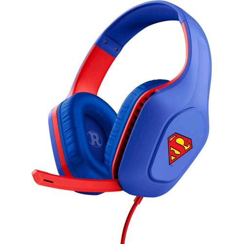 TRUST GXT416SM ZIROX SUPERMAN CUFFIE GAMING OVER-EAR CON MICROFONO DRIVER 50mm J